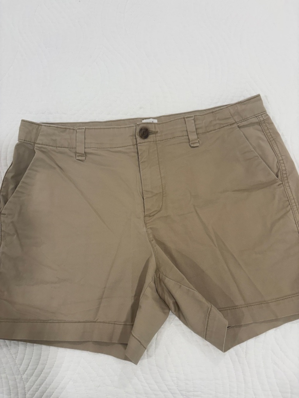 GAP Women's Tan Chino Bermuda Shorts